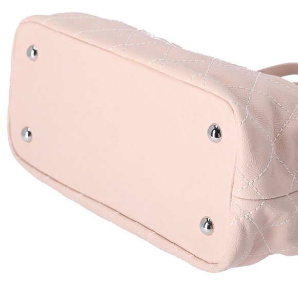 Chanel Small Daily Shopping Tote Caviar Grained Calfskin Quilted Beige - Picture 7 of 10